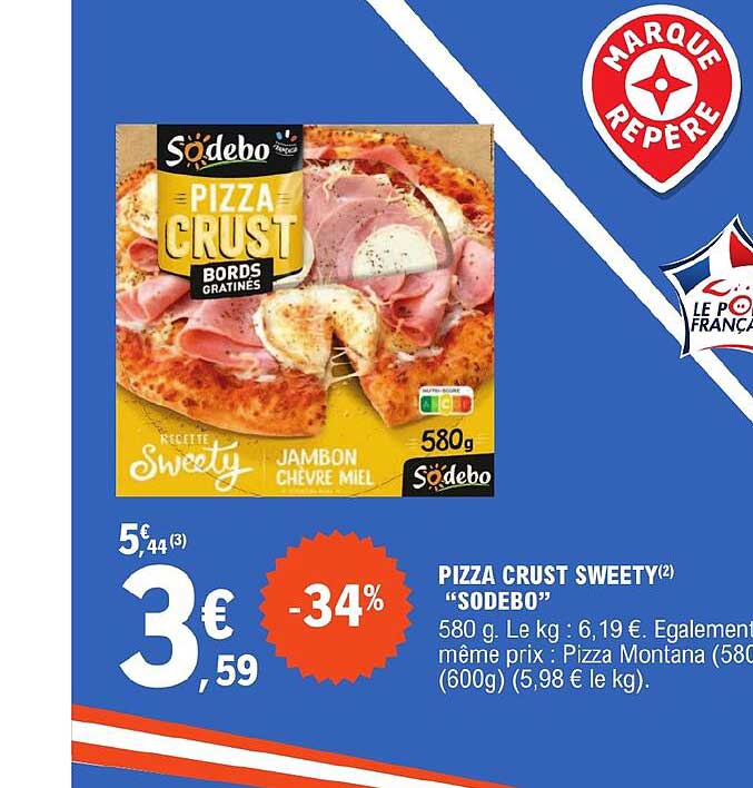 pizza crust sweety "sodebo"
