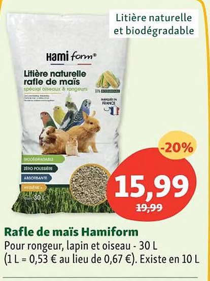rafle de maïs hamiform