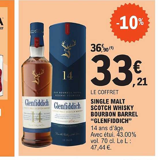 single malt scotch whisky bourbon barrel "glenfiddich"