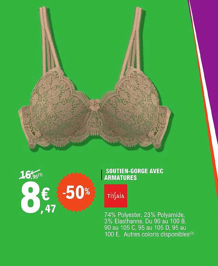 soutien-gorge avec armatures tissaia