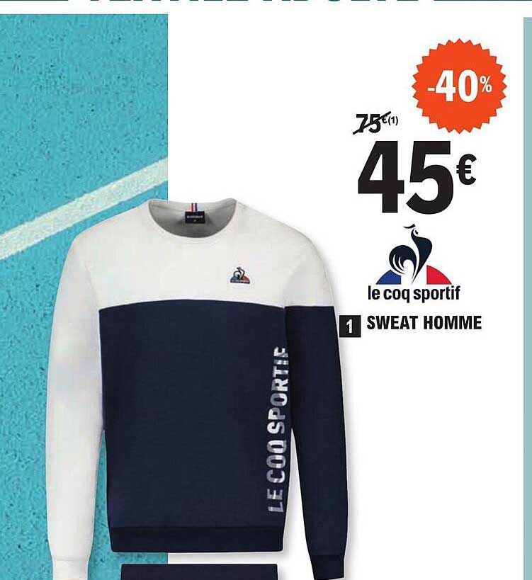 sweat homme le coq sportif
