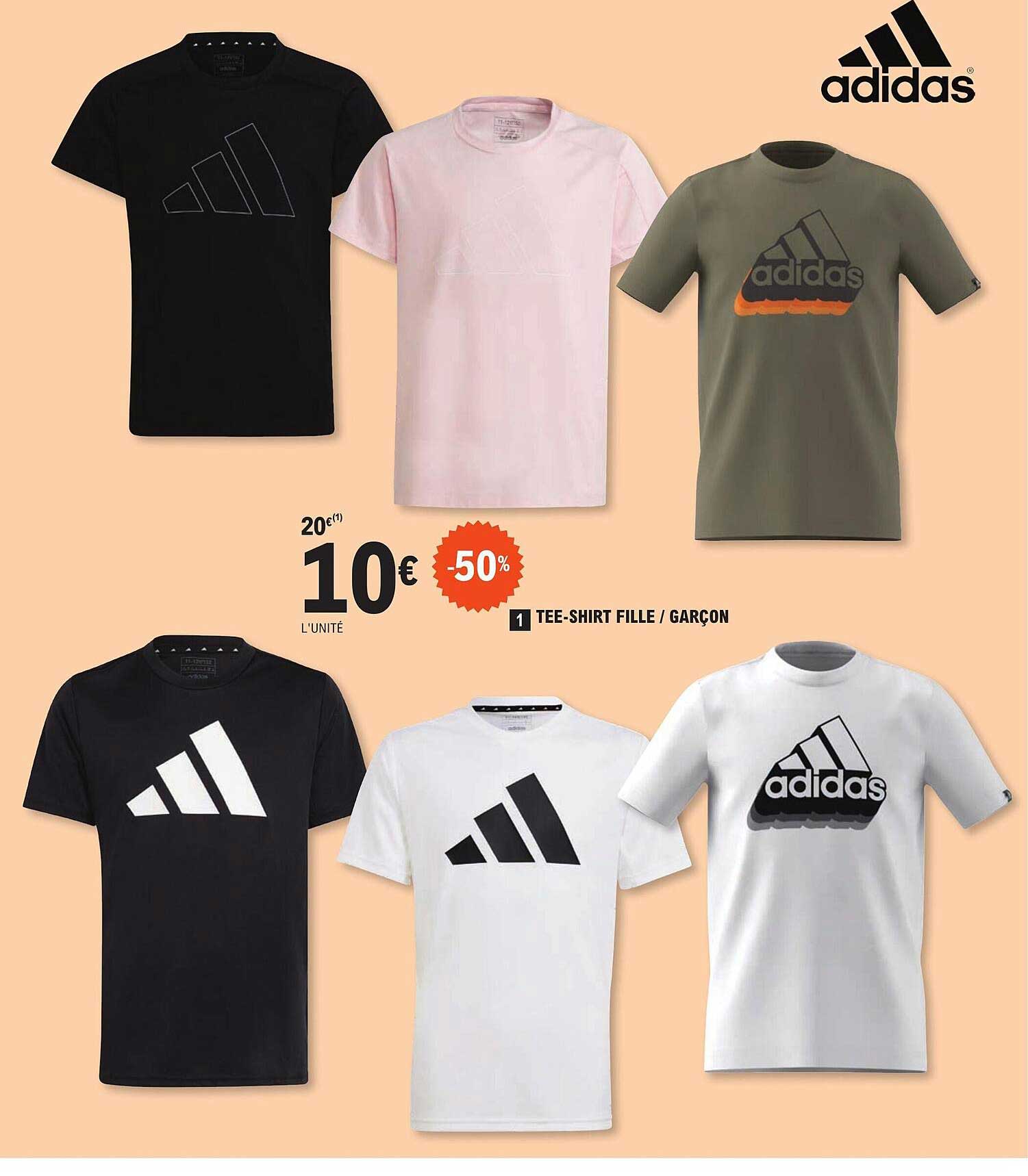 tee-shirt fille/garçon adidas