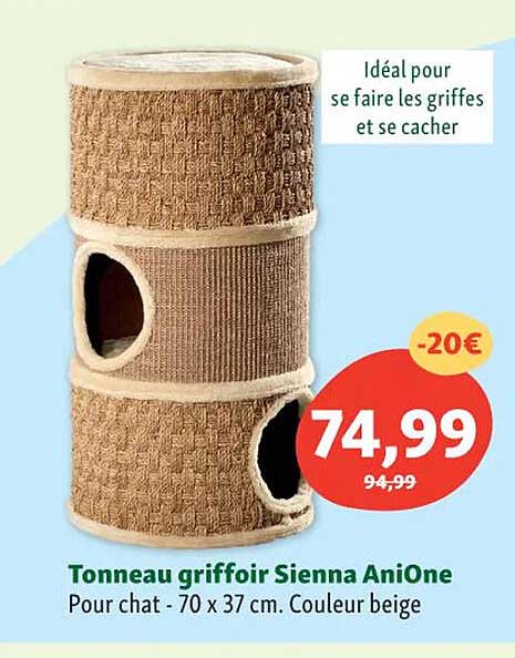 tonneau griffoir sienna aniOne