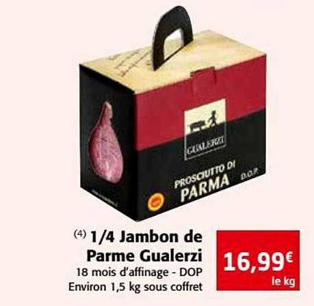 1 4 jambon de parme gualerzi
