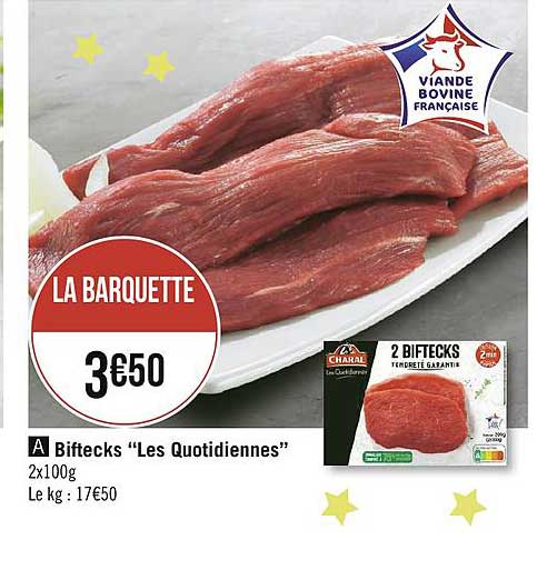 biftecks "les quotidiennes"