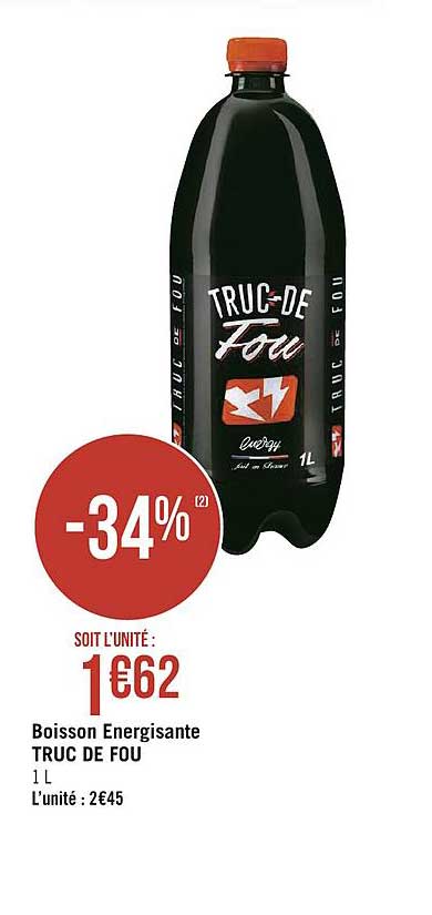 boisson énergisante truc de fou