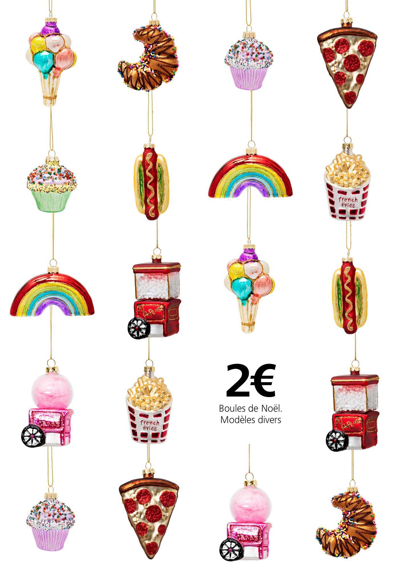 boules de noël modèles divers