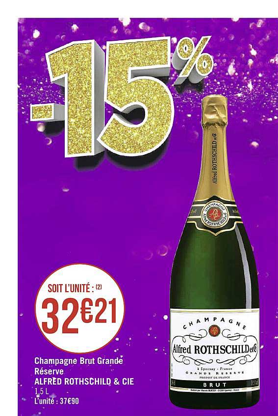 champagne brut grande réserve alfred rothschild & cie