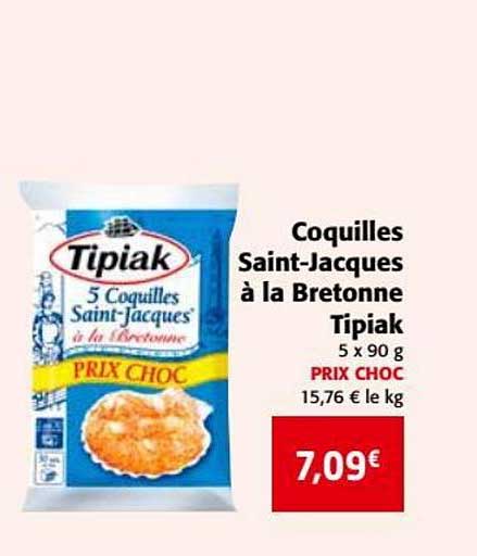 coquilles saint jacques à la bretonne tipiak
