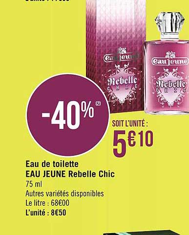 Eau De Toilette Eau Jeune Rebelle Chic