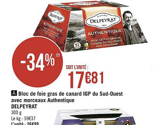 foie gras de canard igp du sud-ouest avec morceaux authentique delpeyrat