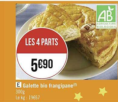 galette bio frangipane