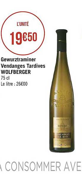 gewurztraminer vendanges tardives wolfberger