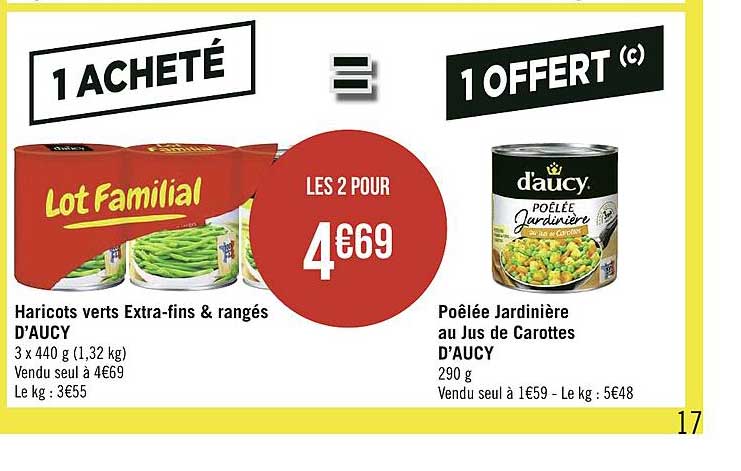 haricots verts extra-fins & rangés d'aucy, poêlée jardinière au jus de carottes d'aucy