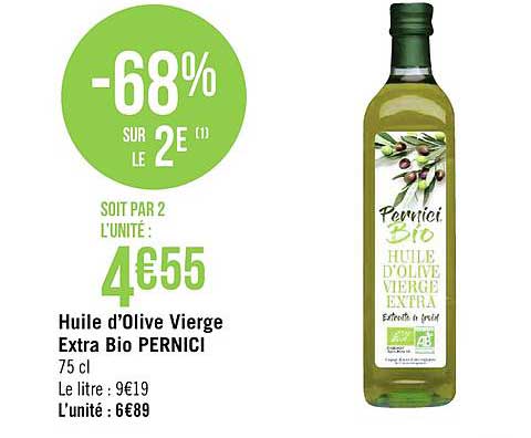 huile d'olive vierge extra bio pernici