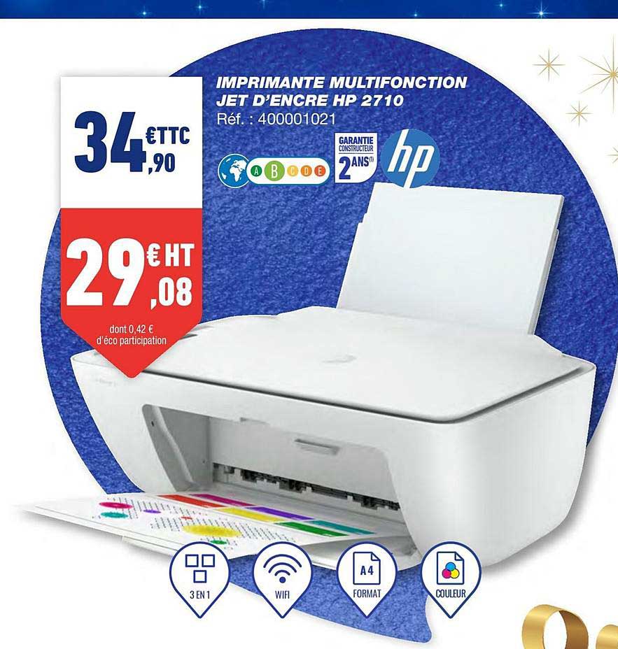 imprimante multifonction jet d'encre hp 2710