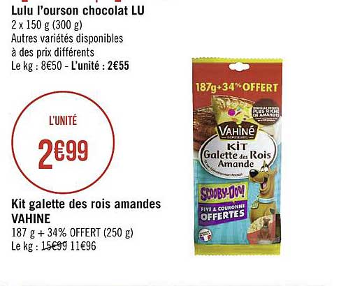 Kit Galette Des Rois Amandes Vahiné