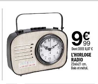 l'horloge radio