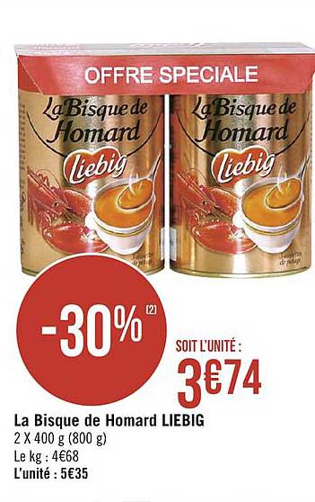 la bisque de homard liebig
