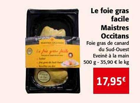 le foie gras facile maistres occitans