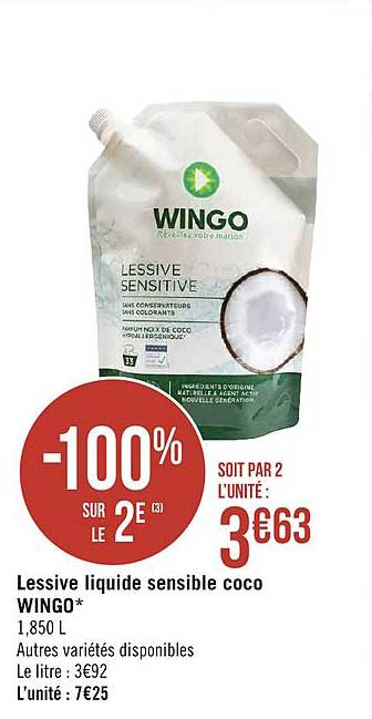 lessive liquide sensible coco wingo