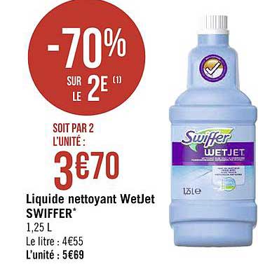 Liquide Nettoyant Wetjet Swiffer