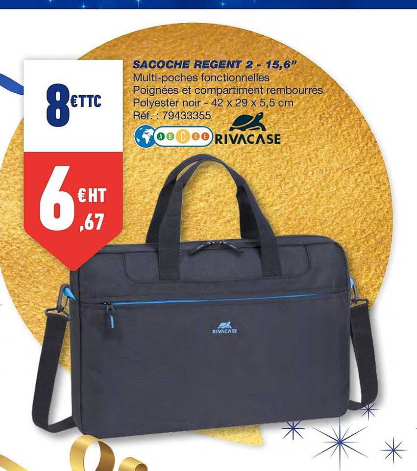 sacoche regent 2 - 15,6" rivacase