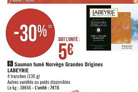 saumon fumé norvège grandes origines labeyrie