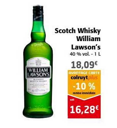 scotch whisky william lawson's