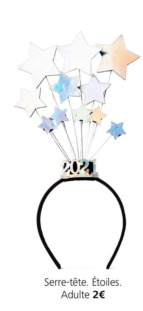 serre tête. étoiles. adulte