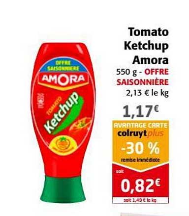 tomato ketchup amora