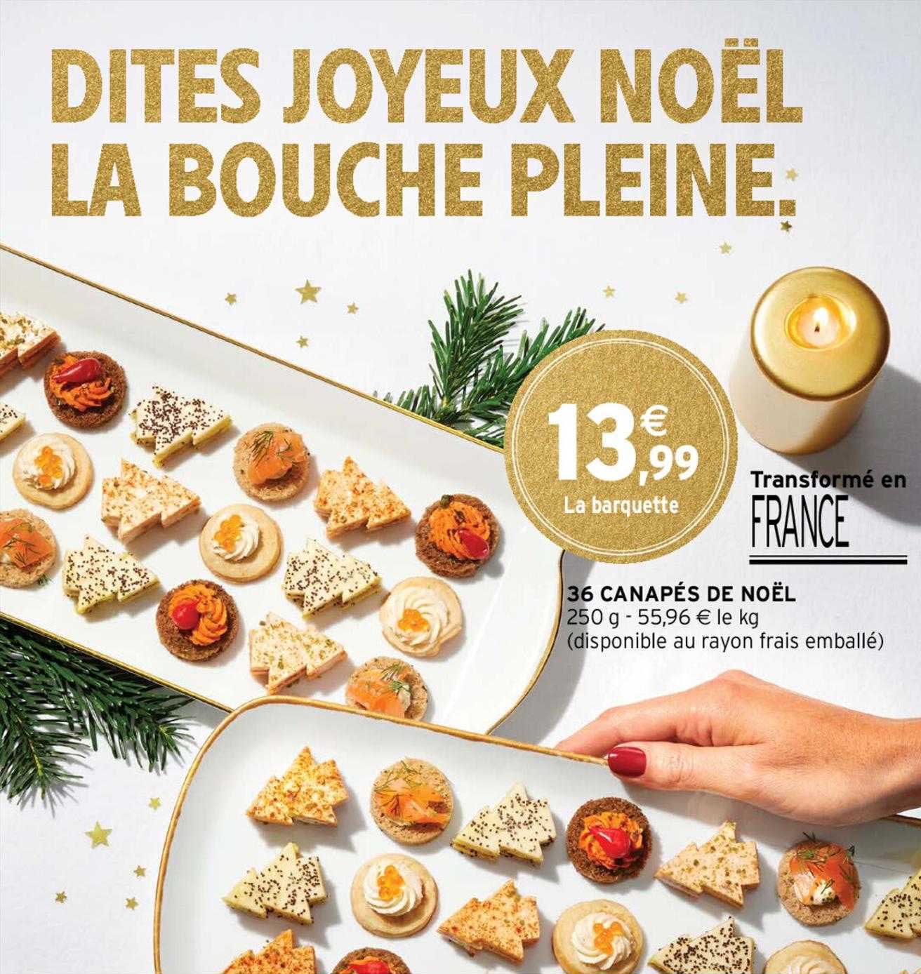 36 Canapés De Noël