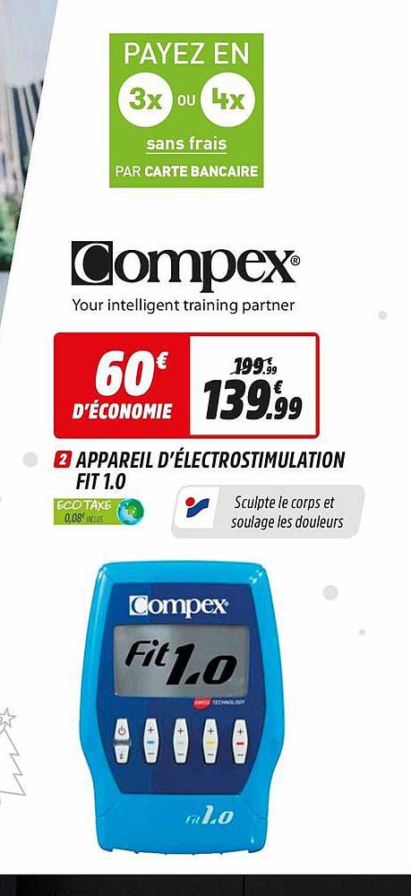 appareil d'électrostimulation fit 1.0 compex