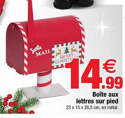 boîte aux lettes sur pied