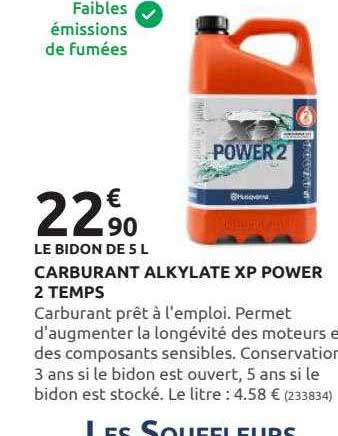 carburant alkylate xp power 2 temps