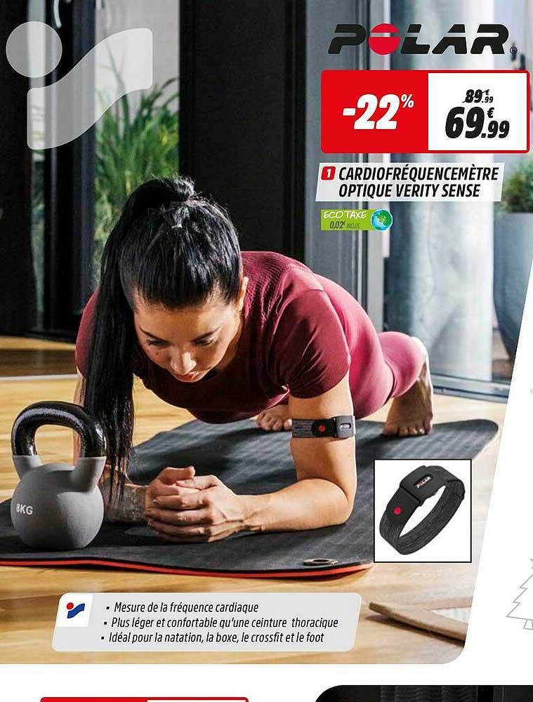 cardiofréquencemètre optique verity sense polar