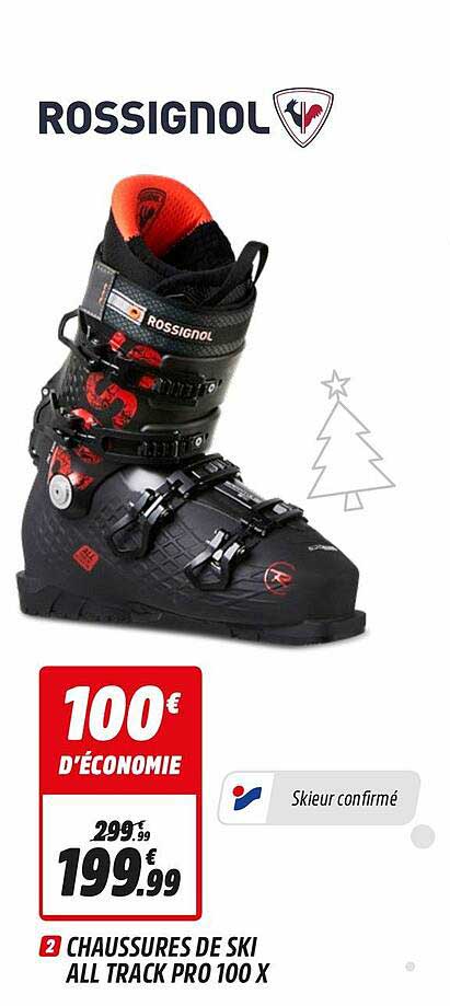 chaussures de ski all track pro 100 x rossignol