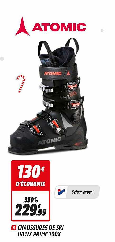chaussures de ski hawx prime 100x atomic