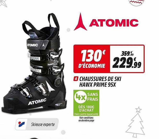 chaussures de ski hawx prime 95x atomic