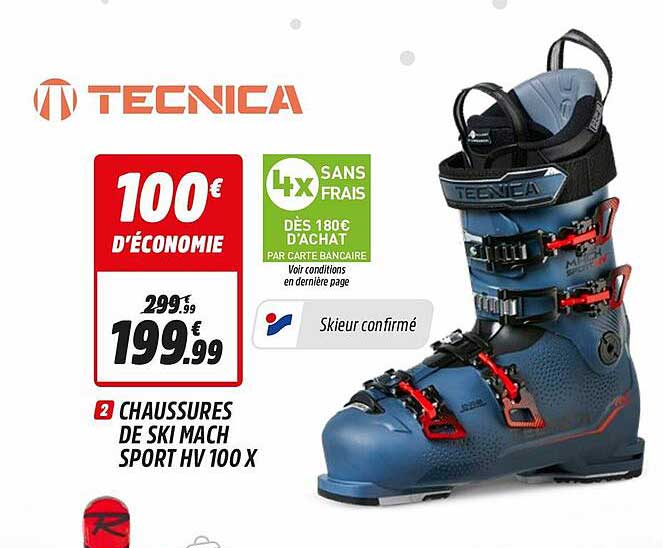 chaussures de ski mach sport hv 100x technica