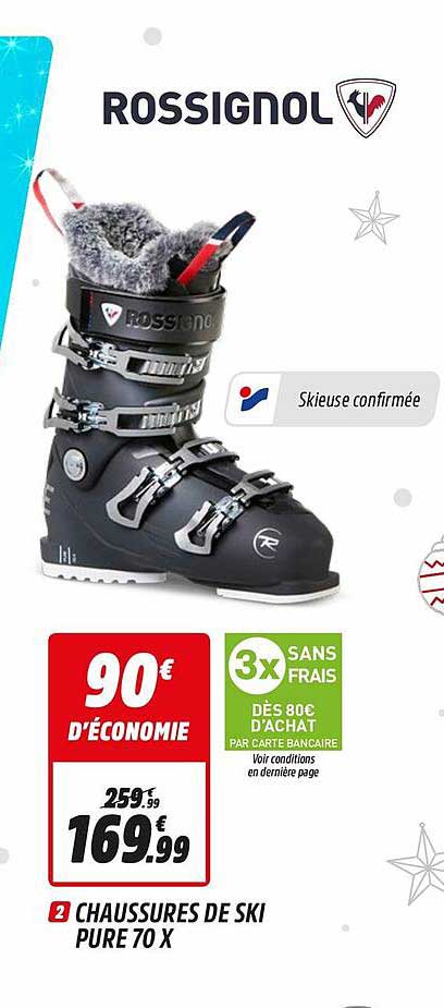 chaussures de ski pure 70 x rossignol