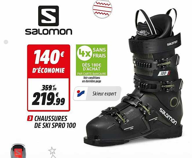 chaussures de ski spro 100 salomon