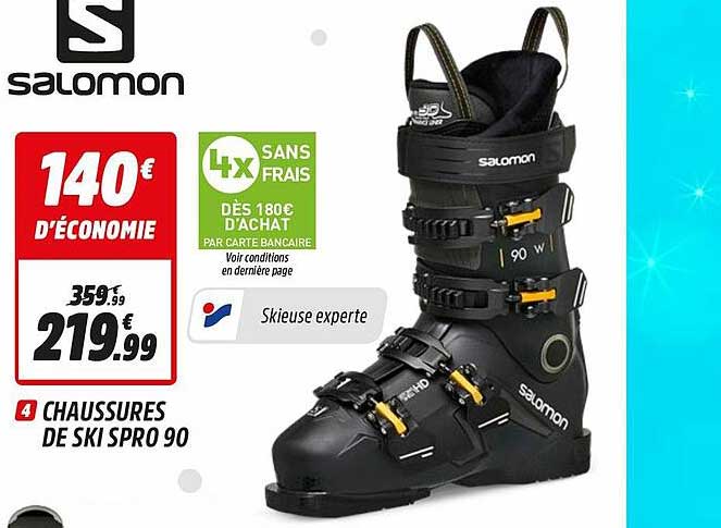 chaussures de ski spro 90 salomon