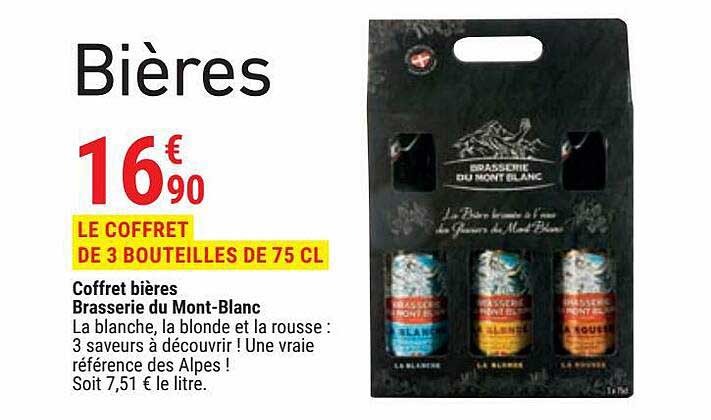 coffret bières brasserie du mont-blanc