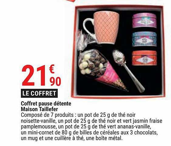 coffret pause détente maison taillefer