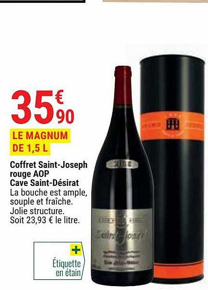 coffret saint-joseph rouge aop cave saint-désirat