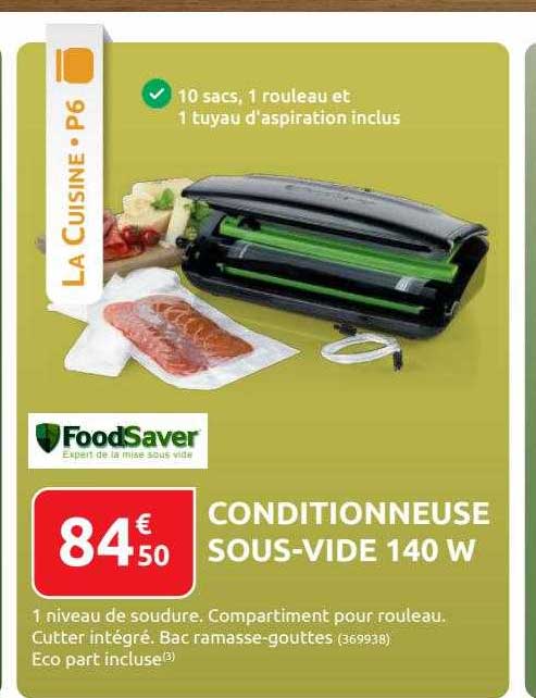 conditionneuse sous-vide 140 w foodSaver