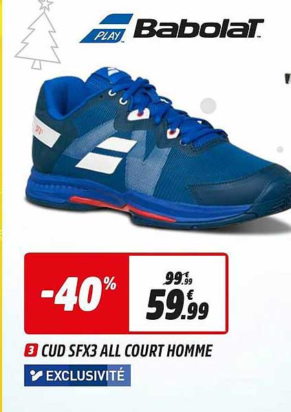 cud sfx3 all court homme babolat