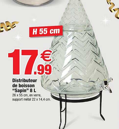 Distributeur De Boisson "sapin" 8 L