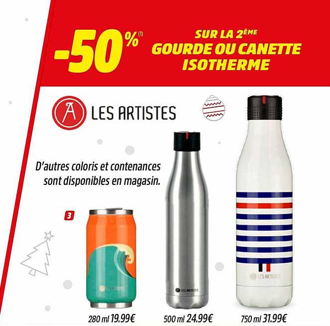 Gourde Ou Canette Isotherme Les Artistes